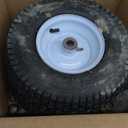 MARASTAR 21436-2PK 15x6.00-6" Front Tire Assembly Replacement for Husqvarna Riding Mowers