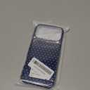 Jmltech for iPhone 17 Pro Max Case Polka Dot Phone Cases Aesthetic Design Trendy Simple Slim Thin Shockproof Protective Cover Navy Blue