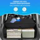 AUXKO Retractable Cargo Cover for Volvo XC60 2026-2018, Trunk Cargo Cover Luggage Security Shade Cover for 2026 2025 2024 Volvo XC60 Shielding Shade Anti-Peeping Luggage Privacy Screen, Carbon Fiber