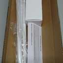 Heavy Duty Curtain Rods No Drilling for Windows 30 to 45 Inches,5/8 Inch Diameter No Drill Small Curtain Rod Set with Adhesive Brackets, White