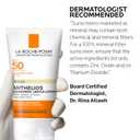 La Roche-Posay Anthelios Mineral Sunscreen SPF 50 Gentle Lotion, Broad Spectrum SPF + Antioxidants, Face & Body Sunscreen, Titanium Dioxide & Zinc Oxide, Oxybenzone Free, Oil Free