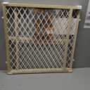 Toddleroo by North States - Diamond Mesh Wooden Baby Gate: Pressure Mounted Baby Gate for Doorways - Adjustable 26.5 to 42 Inches Wide - 23 Inches Tall