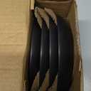 4 Pack Halloween ceramic Plates Stoneware Appetizer Ghost Plates Reusable Spooky Round Dinner Dessert Tableware for Serving Table Decor & Gifts Halloween Lovers