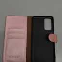 SUANPOT for Samsung Galaxy A03S Wallet case RFID Blocking Credit Card Holder, Flip Folio Book PU Leather Phone case Shockproof Cover Women Men for Samsung A03S case (Rose Gold)