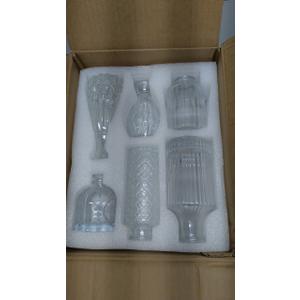 UPBUD Clear Glass Bud Vases Set of 12, Mini Flower Vase for Centerpieces, Small Vases in Bulk for Wedding Decorations, Vintage Vase for Baby Shower, Party, Recepetion, Home Table Décor