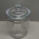 1 Gallon Glass Cookie Jar with Lid  Glass Jar with Lid - Airtight Food Storage Container for Cookies, Candy, Flour, Dog Treats  Clear Large Kitchen Jar for Pantry - Glass Containers with Lids