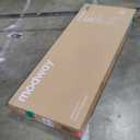 Modway Lily Tufted Faux Leather Upholstered Queen Headboard in White,Queen, White