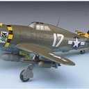 ACADEMY 12492 P-47D Thunderbolt Razorback, Multicolor