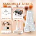 3FT Marquee Light Up Letters - Large Love, Marry Me, Baby & Name Letters for Anniversary Wedding Party Decoration - Pre-cut Foam Board Mosaic Balloon Kits