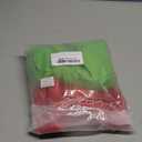 Red and Green Hat Costume Accessories Halloween Women Mens Kit with Hat, Mustaches, Suspenders, Gloves Buttons Adult
