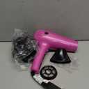 Conair Hair Dryer with Retractable Cord, 1875W Blow Dryer, 3 Heat Settings, 2 Speeds, Blow Dryer with Diffuser and Concentrator Attachments, Ionic + Tourmaline Technology, Pink