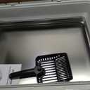 KalraMay XXXL Extra Large Stainless Steel Litter Box, Cool Gray