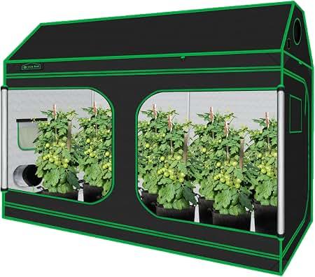 Green Hut 96"x48"x72" Roof Cube Grow Tent Plant Grow Tent