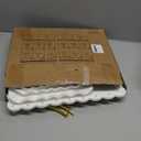 5 Pcs Dessert Table Display Set - 2 Pcs 3-Tier Dessert Display Stands & 3 Pcs Serving Tray - Dessert Trays Dessert Stands Treat Table Displays Set for Tea Parties,Birthdays & Baby Showers (White)