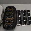 Conair Hot Rollers for Long, Medium & Short Hair, 12 Jumbo 1 ½" Heated Hair Rollers with Clips, Hot Curlers for Women, Volume & Curls, Black