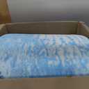 SINWEEK 2 Inch Egg Crate Memory Foam Mattress Topper Twin Size, Soft Mattress Pad for Back Pain Relief, Bed Topper, CertiPUR-US Certified, Blue