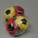 2 x 2 Pack Soccer Footbag - 2026 Novelty Hand-Made Knitted Foot Bag Fun Crochet Footbag, Vibrant Sports Design for Indoor & Outdoor Play, Party Favors, and Coordination Training Red+Yellow