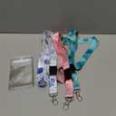 3 Pack Cruise Lanyard for Ship Cards Detachable Lanyards with Waterproof ID Badge Holders, Ocean Creature 2026 Cruise Essentials Accessories (Multicolor)