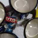 Ceramic Espresso Cups, 5 Oz Espresso Cups Set of 4, Handmade Espresso Cup, 2.75 Inch Espresso Mugs, Multicolor Demitasse Cups, Microwave & Dishwasher Safe Espresso Mugs, Coffe Mug (SULTAN'S GARDEN)