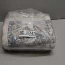 Vintage 5' x 7' Washable Area Rug - Stylish Indoor Rug for Living, Dining or Bedroom - Lightweight Carpet with Non-Slip Backing - Foldable for Easy Placement and Maintenance - Grey