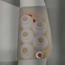 Ninsula 5Pcs Squeeze Bottles, 4 Oz Plastic Condiment Squeeze Bottles with Red Twist Top Cap, Empty Squeeze Bottles for Sauces, Ketchup, Mustard, Syrup, Oil, Dressings, Travel, Lab, and Crafts