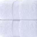 Luxury Soft Bath Sheet Towels - 650 GSM Cotton Luxury Bath Towels Extra Large 35x70 | Highly Absorbent and Quick Dry | Hotel Quality Extra Large Bath Towels Oversized, White, 2 Pack