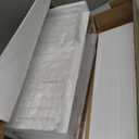 QEEIG Bathroom Shelves Over Toilet - Wall Mounted Floating Shelves Toilet Paper Storage Small Farmhouse Decor Shelf 16 inch Set of 3, White (019-W3)