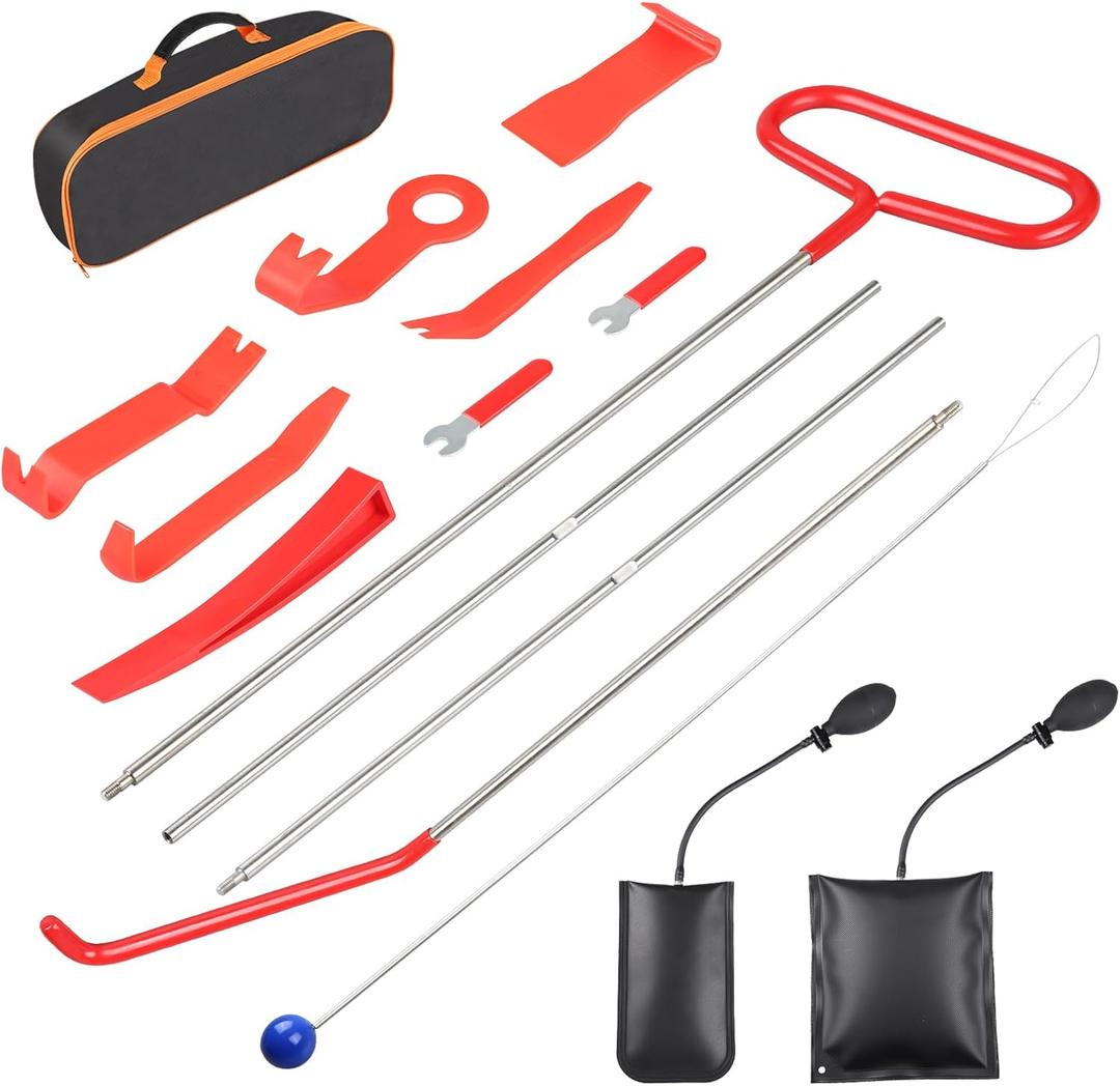 15PCS Stainless Steel Repair Tools,Car Tool Kits for Vehicles with Carrying Bag