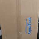 AquaTeak The Original 30" Spa Teak Shower Bench with Shelf