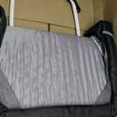 FENGZIZH Portable Baby Bassinet - Foldable Bedside Bassinet, Lightweight Playpen with Mosquito Net, 42.5 x 40.2 x 20.8 inches, Black