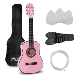 Music Alley 6 String Size 30inch Junior Classical Guitar (Pink), (MA-51)