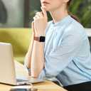 POWER PRIMACY Leather Bands Compatible with Apple Watch Band 49mm 46mm 45mm 44mm 42mm-Series 3 2 1,Genuine Leather Strap Compatible for Women Men iWatch Ultra SE Series 11 10 9 8 7 6 5 4(Brown/Silver)