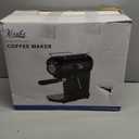 XIXUBX Espresso Machine, 20 Bar Pump Temperature Control, Compact Espresso Maker with Steam Milk Frother, Professional Coffee Makers for Home, Cappuccino Latte Machine, Gifts for Coffee Lover (Black)