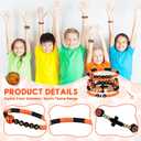 Landical 30 Pcs Basketball Bracelet Gifts Bulk Basketball Party Favors Clay Bead Wristband Team Gift for Senior Night Gifts Sport Team Lover Player Birthday Party Boy Girl Kid Teenager Club Societies