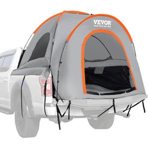VEVOR Large 3 Season SUV Tent for 5-8 Person, Truck Bed Tent, Green, Aluminum Poles, Waterproof PU2000mm, Car Camping, Hiking (6.4*6.7)
