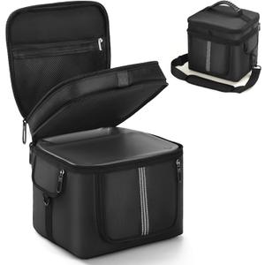 Carrying Case Compatible with ECOFLOW River 2 Pro/River 2 Max 500, River 2 Pro Bag with Storage Pockets & Shoulder Strap, Portable Protective Case for Power Station, Camping, Outdoor Adventures