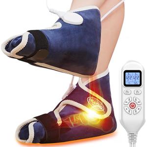 CAMECO 1 Pair Foot Heating Pad for Feet Neuropathy, Heated Foot Warmers for Women Men, Under Desk Plug in Foot Heat Therapy Pad for Feet & Ankles Plantar Fasciitis Pain Relief, 86-158 Temperature