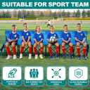 1MORE Folding Bench, Portable Foldable Sideline Bench for Team with Carry Bag, 6 Seats