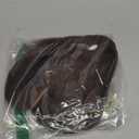 Straight Silk Base Human Hair Topper One Piece Side Part Forehead Closure With Clips (30cm/Right Part Medium Brown)