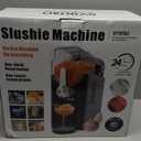 Slushie Machine  No Ice Needed, 88oz Frozen Drink & Soft Serve Ice Cream Machine. Slushy Machine For Home with LED Display, One-Touch Reservation & 6 Pre-set Programs for Frozen Margaritas, Frapps (Deluxe Edition: Charcoal Gray)