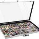 Liaakrr 34"x22" Large Aluminum Card Show Display Case with Lock