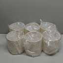 Chandelier Lamp Shades, Small Lamp Shades Clip-on Bulbs Only for Candelabra Bulbs, Beige Chandelier Shades 6 Pcs, Mini Lampshades for Chandeliers 5.1" X 5.1" X 5.3, Home Decor Fabric Linen Lampshade