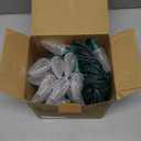 Brizled White Christmas Lights White, 33ft 50 LED C9 Christmas Light String, Connectable Outdoor Xmas Lights, 120V UL Certified Tree Light for Indoor Outdoor House, Garden, Holiday, Yard, Party