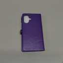 XcaseBar Compatible with iPhone 17 6.3" Wallet case with Zipper Credit Card HolderRFID Blocking,Flip Folio Book PU Leather Phone case Shockproof Cover Women Men for Apple 17 case Purple