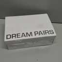 DREAM PAIRS Womens Chunk Low Heel Pump Sandals | Size 7.5W, Silver-Glitter, CHUNK