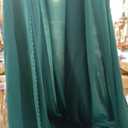 10x12FT Green Party Backdrop Green Curtains Wrinkle Free Curtain Panels Wedding Photo Background for Christmas Party Dance and Event Ceremonies Decorations 5x12ft 2 Panels YUNNS114