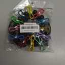 Portable Travel Clothesline with 12 Colorful Clips & Bag, Elastic RV & Camping Clothes Line for Indoor Laundry Drying Line & Outdoor Camping Accessories (Elastic)