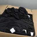 50 Pcs Black Washable Removable Universal for Wedding Party Dining Banquet Polyester Spandex Stretch Slipcovers Chair Covers