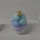 Large Easter Egg Container Filled with 17 Plastic Easter Eggs - Easter Supplies and Decor