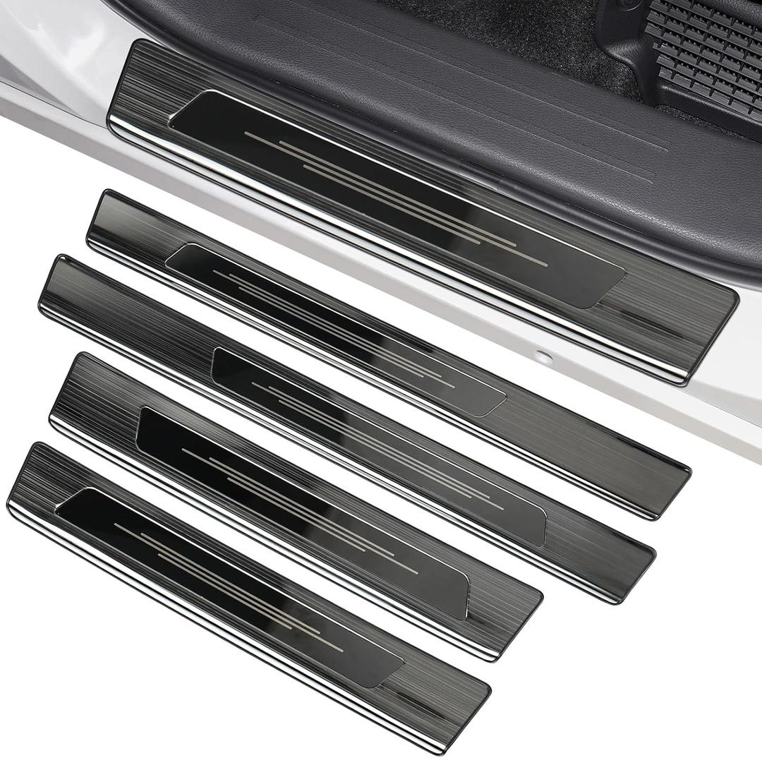 Stainless Steel Door Sill Protector for Toyota Sienna 2021-2025 2026 Accessories Interior Door Entry Guard Cover Trim